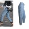 Denim Pants BF Wind High Waist Loose Straight Jeans