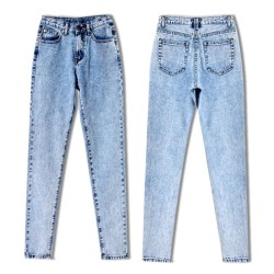 Long Jeans High Waist Jeans Vintage Loose Straight Denim Jeans
