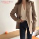Fashion Blazer Jacket Casual Pockets Long Sleeve Work Suit Coat Fashion Blazer Jacket Casual Pockets Long Sleeve Work Suit Coat