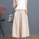 Loose Bloomers Casual Elastic Waist Wide Leg Pants Large Size Loose Bloomers Casual Elastic Waist Wide Leg Pants Large Size